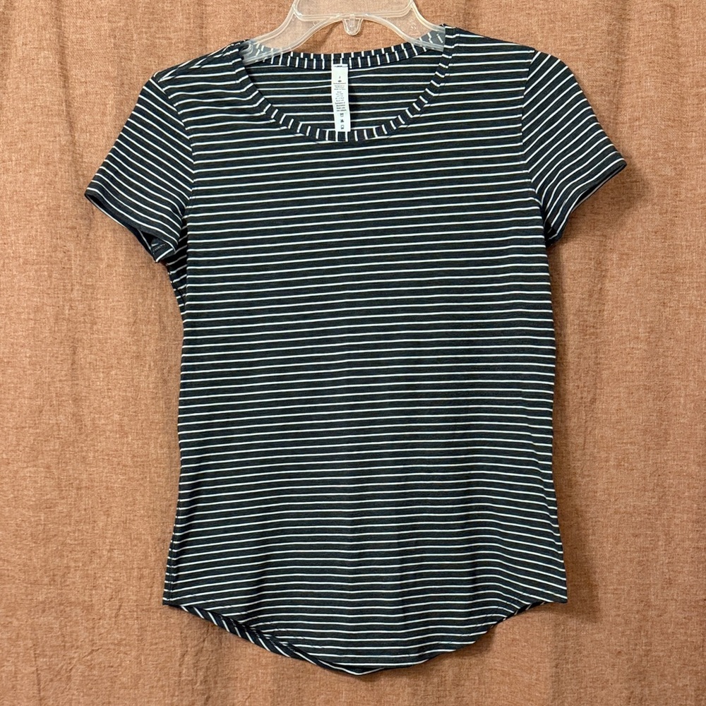 NWOT Lululemon Striped Tee
